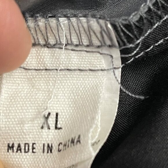 Gray Cargo Jogger Pants With Drawstring Waist & Cuffed Ankles Men's XL - Picture 8 of 12